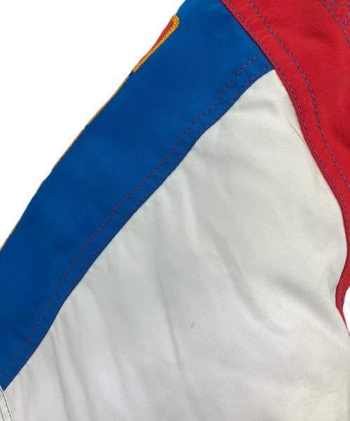 FABLICE（ファブリス）FABLICE (ファブリス) Disney SPORTS 中綿ジャケット ホワイト×ブルー×レッド サイズ:M　の古着・服飾アイテム