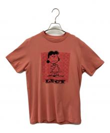 COACH×PEANUTS（コーチ×ピーナッツ）の古着「半袖Tシャツ」｜ピンク