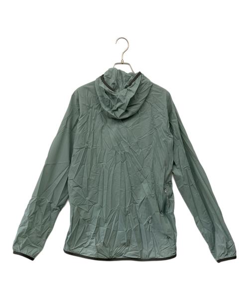 Teton Bros（ティートンブロス）Teton Bros (ティートンブロス) Wind Ribber Hoody グリーン サイズ:Mの古着・服飾アイテム