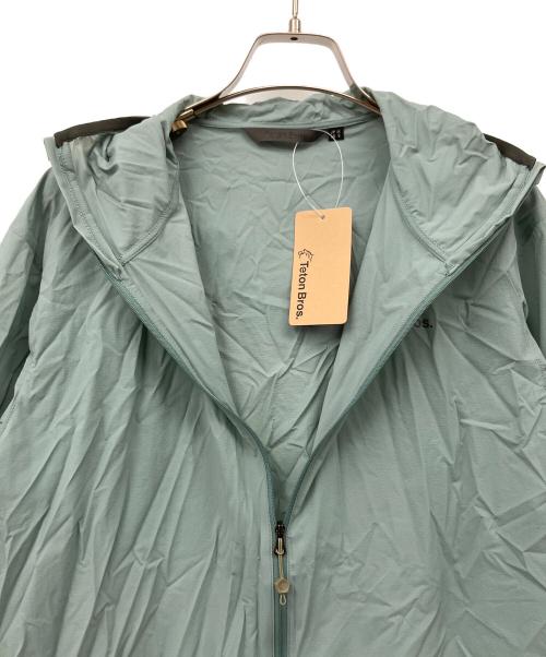 Teton Bros（ティートンブロス）Teton Bros (ティートンブロス) Wind Ribber Hoody グリーン サイズ:Mの古着・服飾アイテム