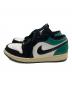 NIKE (ナイキ)  Air Jordan 1 Low（エアジョーダン）White Black Mystic Green ブラック×グリーン サイズ:27：9000円