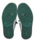 中古・古着 NIKE (ナイキ)  Air Jordan 1 Low（エアジョーダン）White Black Mystic Green ブラック×グリーン サイズ:27：9000円