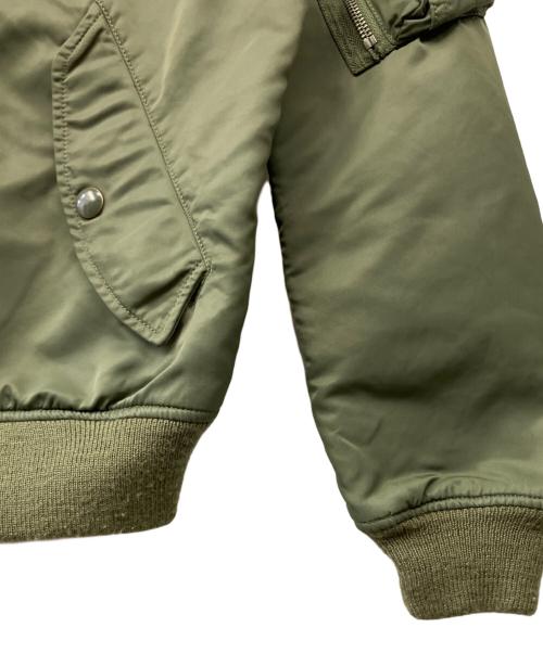 POLO RALPH LAUREN（ポロ・ラルフローレン）POLO RALPH LAUREN (ポロ・ラルフローレン) MA-1ジャケット グリーン サイズ:XSの古着・服飾アイテム