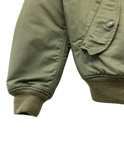 POLO RALPH LAUREN（ポロ・ラルフローレン）POLO RALPH LAUREN (ポロ・ラルフローレン) MA-1ジャケット グリーン サイズ:XSの古着・服飾アイテム