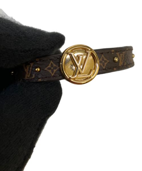 LOUIS VUITTON（ルイ ヴィトン）LOUIS VUITTON (ルイ ヴィトン) ブレスレット ブラック×ブラウンの古着・服飾アイテム