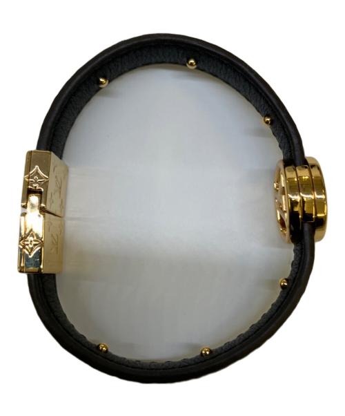 LOUIS VUITTON（ルイ ヴィトン）LOUIS VUITTON (ルイ ヴィトン) ブレスレット ブラック×ブラウンの古着・服飾アイテム