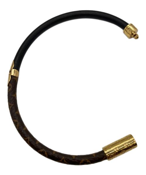 LOUIS VUITTON（ルイ ヴィトン）LOUIS VUITTON (ルイ ヴィトン) ブレスレット ブラウン×ブラックの古着・服飾アイテム