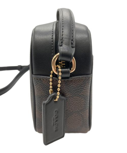 COACH（コーチ）COACH (コーチ) ショルダーバッグ ブラウン×ブラックの古着・服飾アイテム