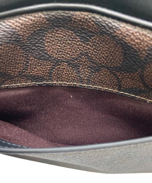 COACH（コーチ）COACH (コーチ) ショルダーバッグ ブラウン×ブラックの古着・服飾アイテム