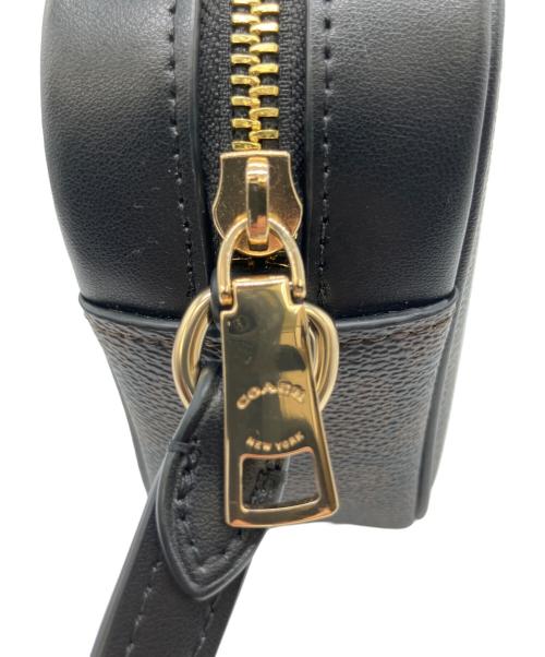 COACH（コーチ）COACH (コーチ) ショルダーバッグ ブラウン×ブラックの古着・服飾アイテム