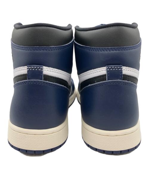 NIKE（ナイキ）NIKE (ナイキ) Nike Air Jordan 1（エアジョーダン） Retro High OG Midnight Navy ネイビー×ホワイト サイズ:27.5の古着・服飾アイテム