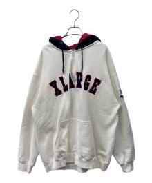 X-LARGE（エクストララージ）の古着「パーカー」｜トリコロールカラー