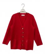 Yves Saint Laurentイヴサンローラン）の古着「薄手カーディガン」｜レッド