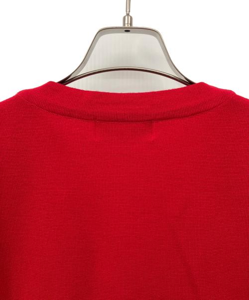 Yves Saint Laurent（イヴサンローラン）Yves Saint Laurent (イヴサンローラン) 薄手カーディガン レッド サイズ:M　　の古着・服飾アイテム