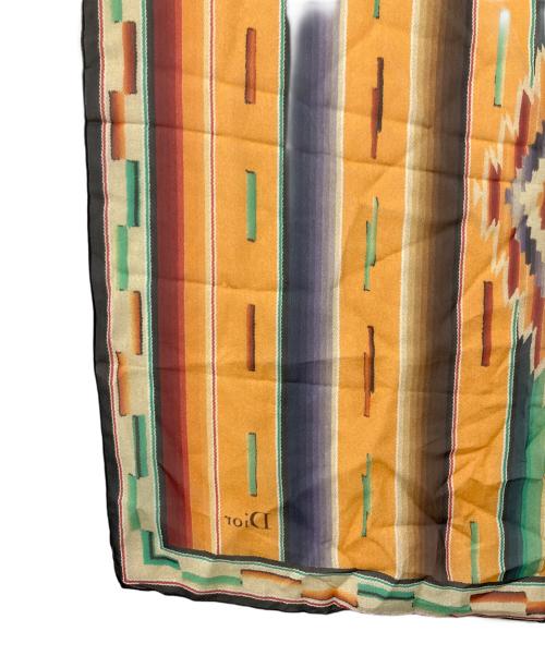 Christian Dior（クリスチャン ディオール）Christian Dior (クリスチャン ディオール) スカーフ オレンジグリーンブルーの古着・服飾アイテム