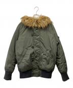 DIESELディーゼル）の古着「中綿ジャケット」｜オリーブ