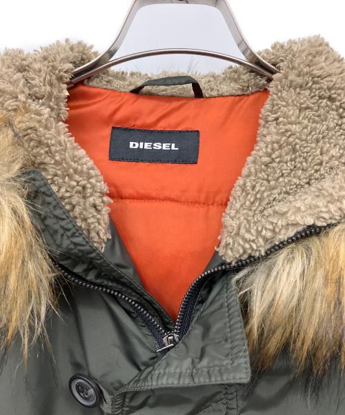 DIESEL（ディーゼル）DIESEL (ディーゼル) 中綿ジャケット オリーブ サイズ:Sの古着・服飾アイテム
