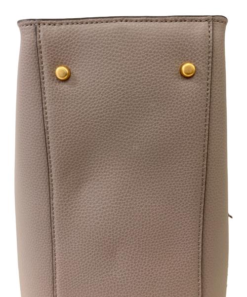 TORY BURCH（トリーバーチ）TORY BURCH (トリーバーチ) 2WAYバッグ ベージュ×ブルーの古着・服飾アイテム