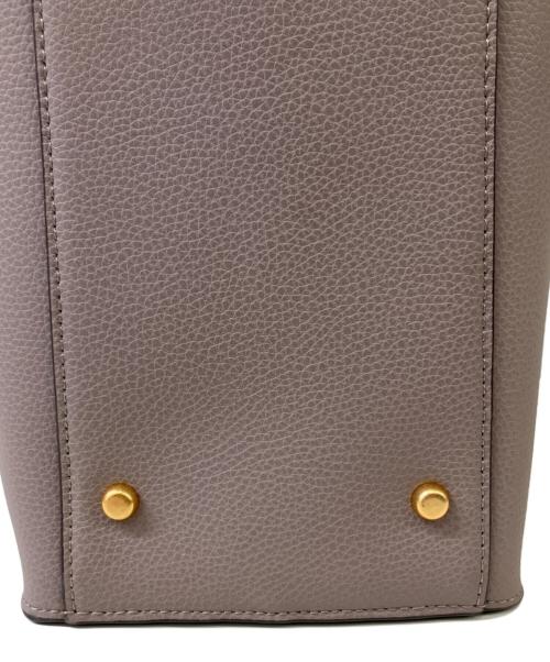 TORY BURCH（トリーバーチ）TORY BURCH (トリーバーチ) 2WAYバッグ ベージュ×ブルーの古着・服飾アイテム