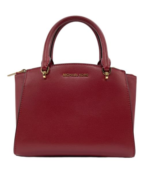 MICHAEL KORS（マイケル・コース）MICHAEL KORS (マイケル・コース) 2WAYショルダーバッグ レッドの古着・服飾アイテム