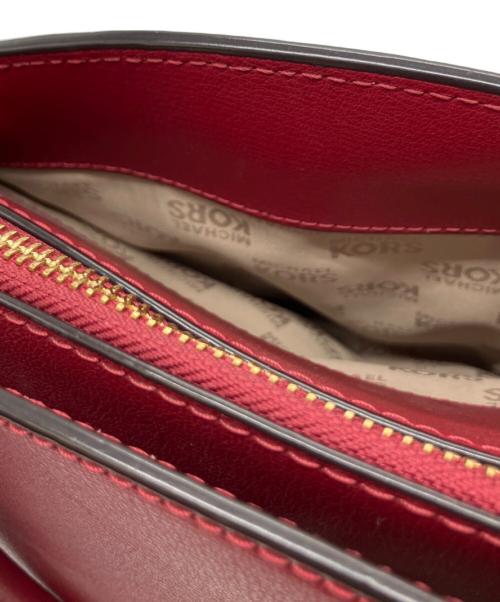 MICHAEL KORS（マイケル・コース）MICHAEL KORS (マイケル・コース) 2WAYショルダーバッグ レッドの古着・服飾アイテム