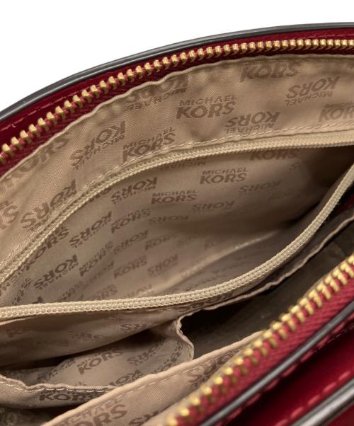 MICHAEL KORS（マイケル・コース）MICHAEL KORS (マイケル・コース) 2WAYショルダーバッグ レッドの古着・服飾アイテム