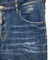 中古・古着 DSQUARED2 (ディースクエアード) 加工デニムパンツ インディゴ サイズ:50：18000円