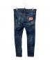 DSQUARED2 (ディースクエアード) 加工デニムパンツ インディゴ サイズ:50：18000円