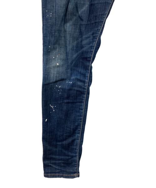 DSQUARED2（ディースクエアード）DSQUARED2 (ディースクエアード) 加工デニムパンツ インディゴ サイズ:50の古着・服飾アイテム