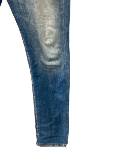 DSQUARED2（ディースクエアード）DSQUARED2 (ディースクエアード) 加工デニムパンツ インディゴ サイズ:50の古着・服飾アイテム