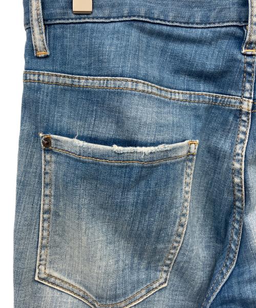 DSQUARED2（ディースクエアード）DSQUARED2 (ディースクエアード) 加工デニムパンツ インディゴ サイズ:50の古着・服飾アイテム