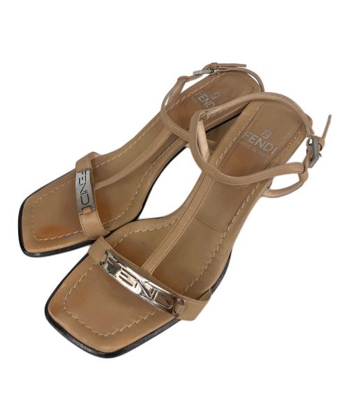FENDI（フェンディ）FENDI (フェンディ) ヒールサンダル ブラウン サイズ:SIZE35の古着・服飾アイテム