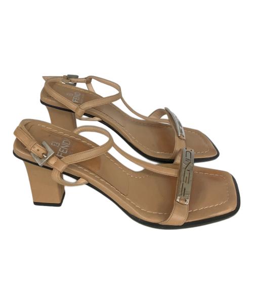 FENDI（フェンディ）FENDI (フェンディ) ヒールサンダル ブラウン サイズ:SIZE35の古着・服飾アイテム