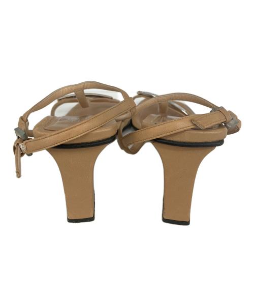 FENDI（フェンディ）FENDI (フェンディ) ヒールサンダル ブラウン サイズ:SIZE35の古着・服飾アイテム