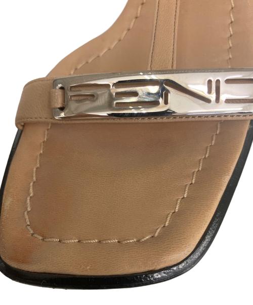 FENDI（フェンディ）FENDI (フェンディ) ヒールサンダル ブラウン サイズ:SIZE35の古着・服飾アイテム