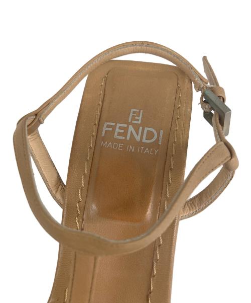 FENDI（フェンディ）FENDI (フェンディ) ヒールサンダル ブラウン サイズ:SIZE35の古着・服飾アイテム