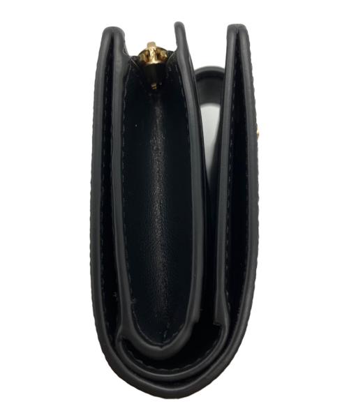 COACH（コーチ）COACH (コーチ) 3つ折り財布 ブラウン×ブラックの古着・服飾アイテム