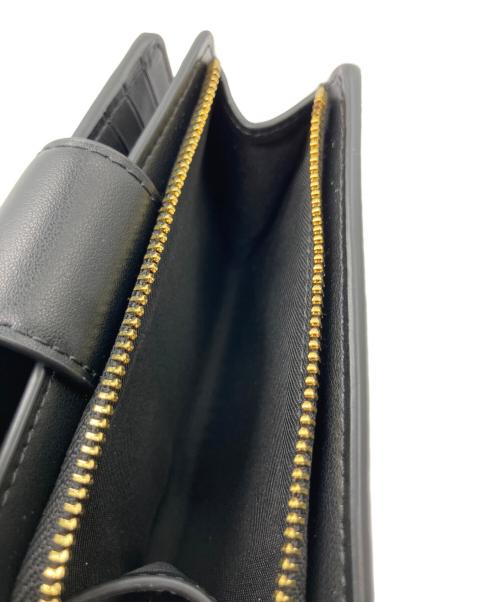 COACH（コーチ）COACH (コーチ) 3つ折り財布 ブラウン×ブラックの古着・服飾アイテム