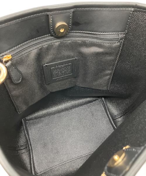 COACH（コーチ）COACH (コーチ) ショルダーバッグ ブラック×ブラウンの古着・服飾アイテム