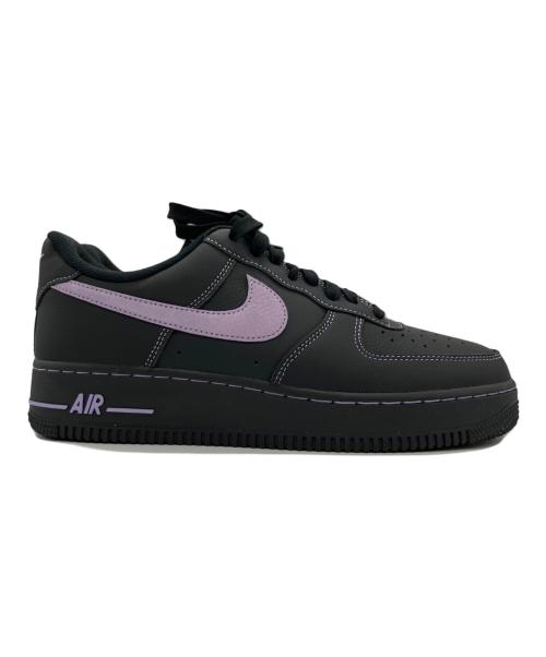 NIKE（ナイキ）NIKE (ナイキ) AIR FORCE1 ブラック×パープル サイズ:27の古着・服飾アイテム