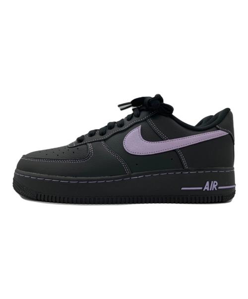 NIKE（ナイキ）NIKE (ナイキ) AIR FORCE1 ブラック×パープル サイズ:27の古着・服飾アイテム