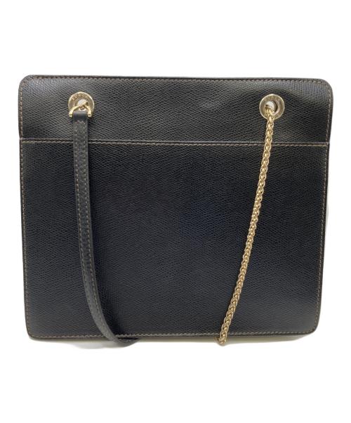 FURLA（フルラ）FURLA (フルラ) チェーンショルダーバッグ ブラック×ホワイトの古着・服飾アイテム
