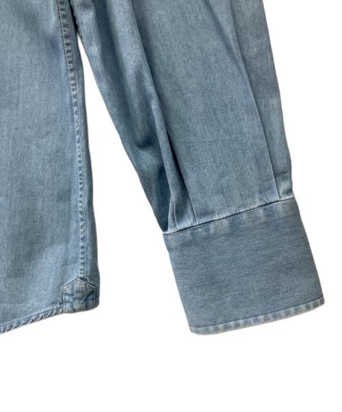 BRUNELLO CUCINELLI（ブルネロクチネリ）BRUNELLO CUCINELLI (ブルネロクチネリ) 長袖シャツ ブルー サイズ:Lの古着・服飾アイテム