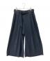 HOMME PLISSE ISSEY MIYAKE（オム プリッセ イッセイ ミヤケ）の古着「プリーツワイドドカンパンツ」｜ネイビー