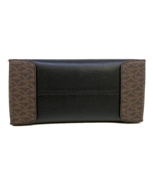 MICHAEL KORS（マイケルコース）MICHAEL KORS (マイケル・コース) 2WAYバッグ ブラック×ブラウンの古着・服飾アイテム