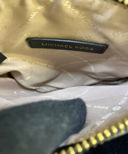 MICHAEL KORS（マイケルコース）MICHAEL KORS (マイケル・コース) 2WAYバッグ ブラック×ブラウンの古着・服飾アイテム