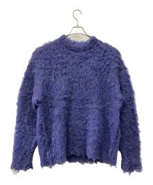 MAISON SPECIAL（メゾンスペシャル）の古着「厚手ニット」｜ネイビー