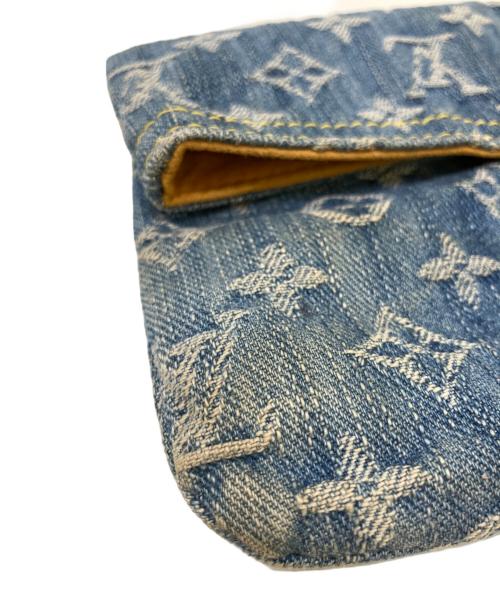 LOUIS VUITTON（ルイ ヴィトン）LOUIS VUITTON (ルイ ヴィトン) クラッチバッグ ブルーの古着・服飾アイテム