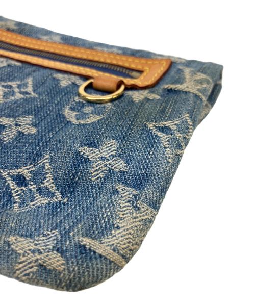 LOUIS VUITTON（ルイ ヴィトン）LOUIS VUITTON (ルイ ヴィトン) クラッチバッグ ブルーの古着・服飾アイテム