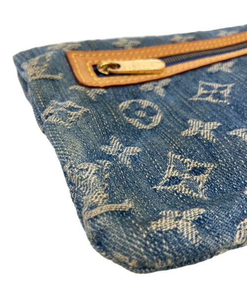LOUIS VUITTON（ルイ ヴィトン）LOUIS VUITTON (ルイ ヴィトン) クラッチバッグ ブルーの古着・服飾アイテム